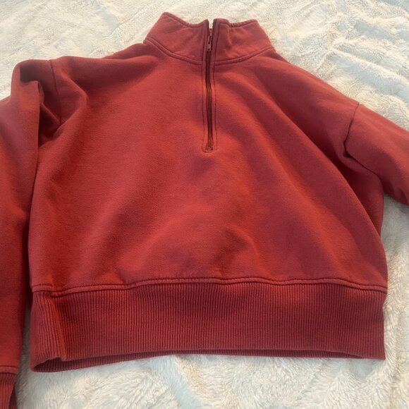 a new day Women's Red Quarter-Zip Top - Picture 1 of 1